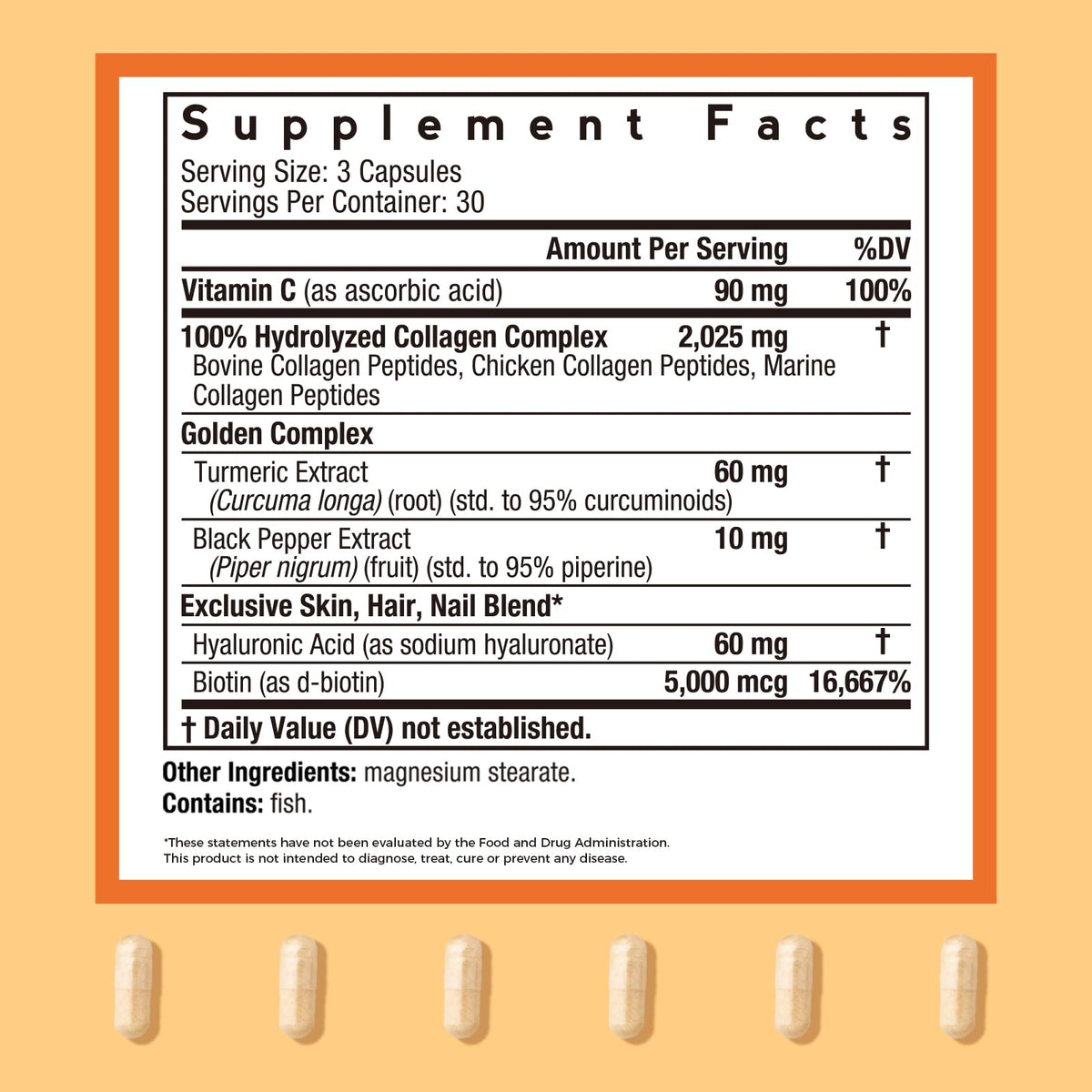 Doctor's Recipes Collagène avec Vitamine C et Curcuma - packaging