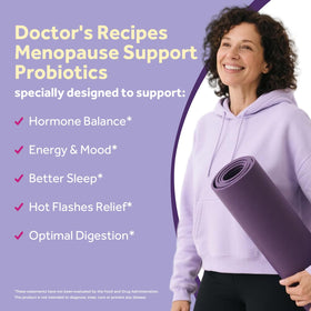 Doctor's Recipes Compléments Alimentaires Ménopause 60 Capsules avec étiquette