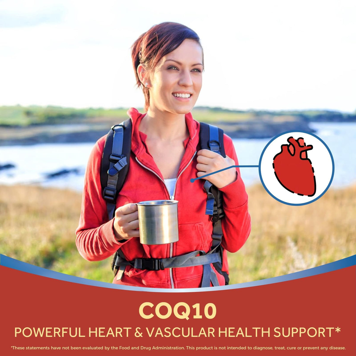 Doctor's Recipes CoQ10 200mg sur fond neutre