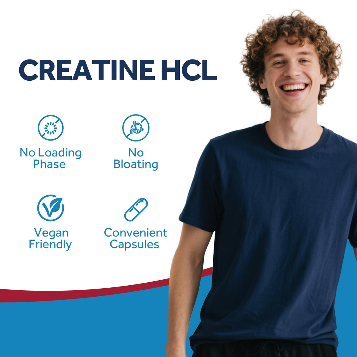 Doctor's Recipes Créatine HCl, 90 capsules dans le flacon