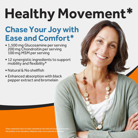 Doctor's Recipes Glucosamine Chondroitine comprimés dans une main