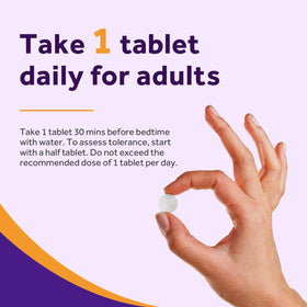 Doctor's Recipes Melatonine 10 mg comprimés sur fond neutre