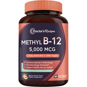 Doctor's Recipes Methyl B12 5000 mcg flacon de 90 comprimés