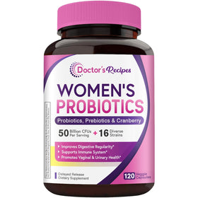Doctor's Recipes Probiotiques Femmes 120 capsules, vue de face