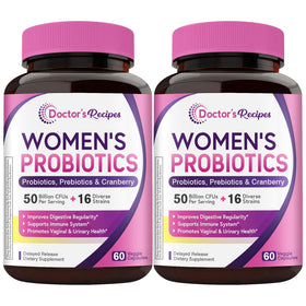 Doctor's Recipes Probiotiques Femmes 120 capsules vue de face