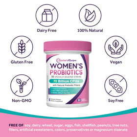 Doctor's Recipes Probiotiques pour Femmes avec racine de topinambour