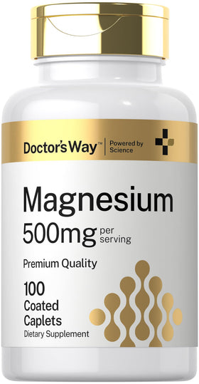 Doctor's Way Complément Alimentaire Magnésium 500mg vue avant du packaging