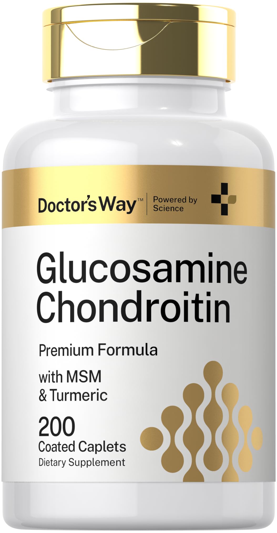 Doctor's Way Glucosamine Chondroitin MSM comprimés vue avant