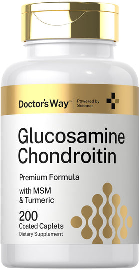 Doctor's Way Glucosamine Chondroitin MSM comprimés vue avant