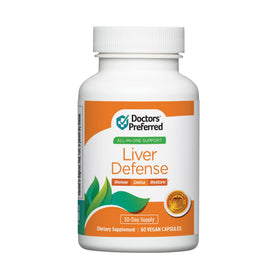 DOCTORS' PREFERRED Complément Alimentaire Défense du Foie 60 capsules vue de face