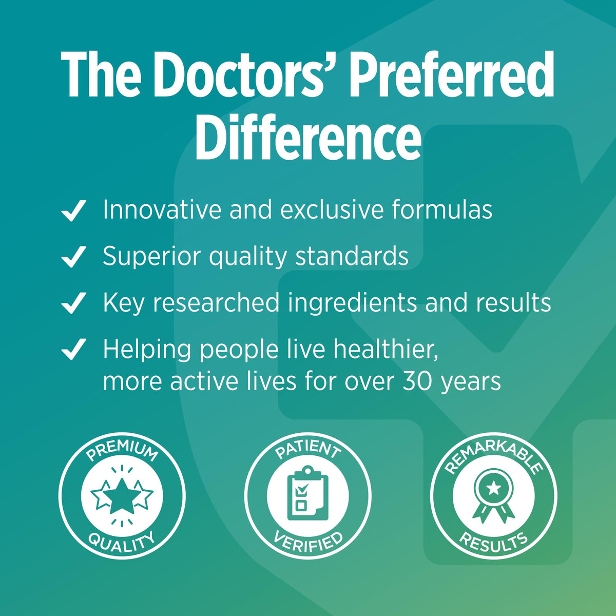 DOCTORS' PREFERRED Complément Cortisol à côté de vitamines