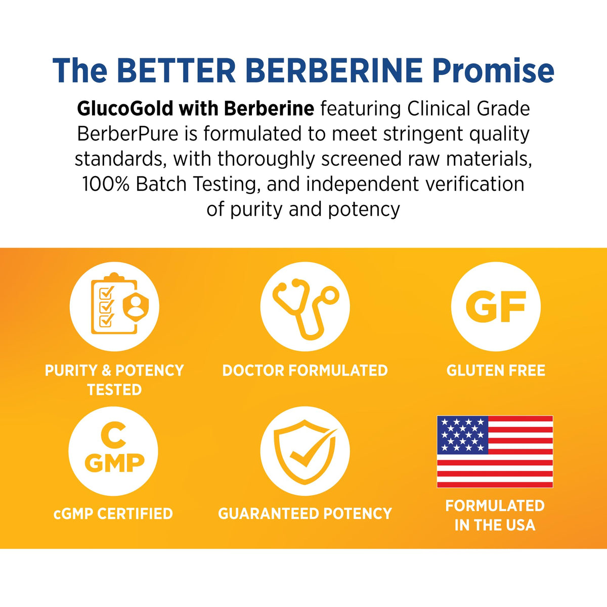 DOCTORS' PREFERRED GlucoGold 1500 mg, capsules sur une cuillère