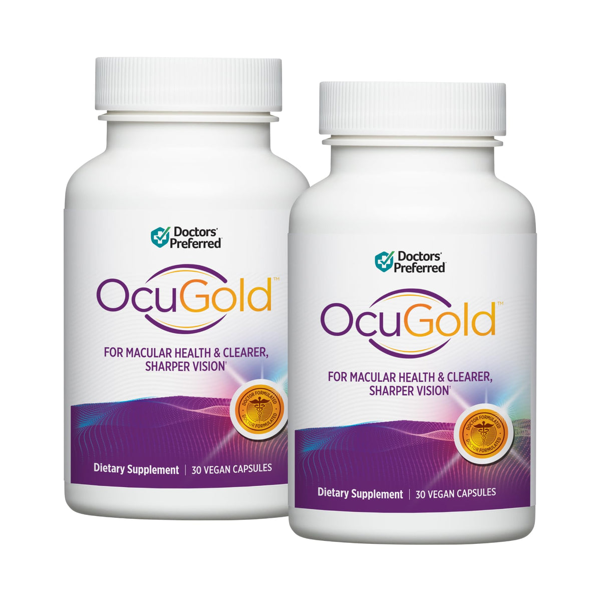 DOCTORS' PREFERRED OcuGold 60 capsules végétales vue de face
