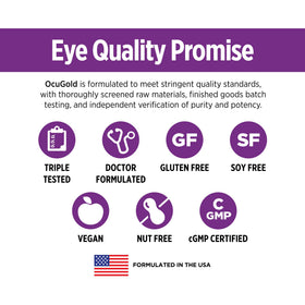 DOCTORS' PREFERRED OcuGold capsule ouverte avec contenu