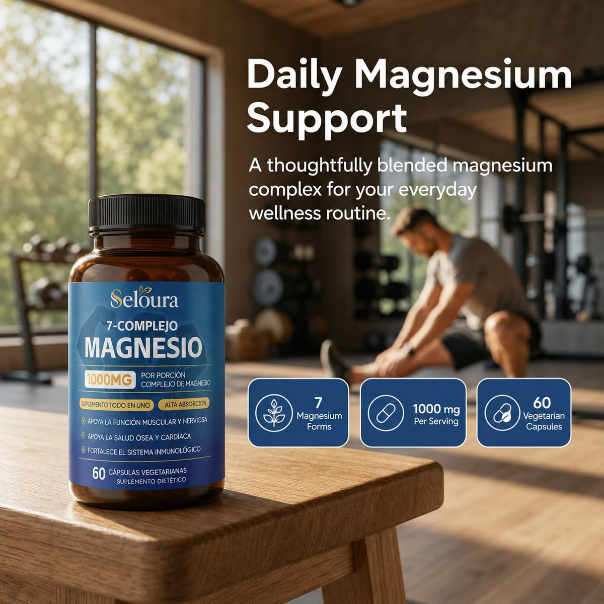 DOK Seloura Magnesio 7 Complejo nutritional information