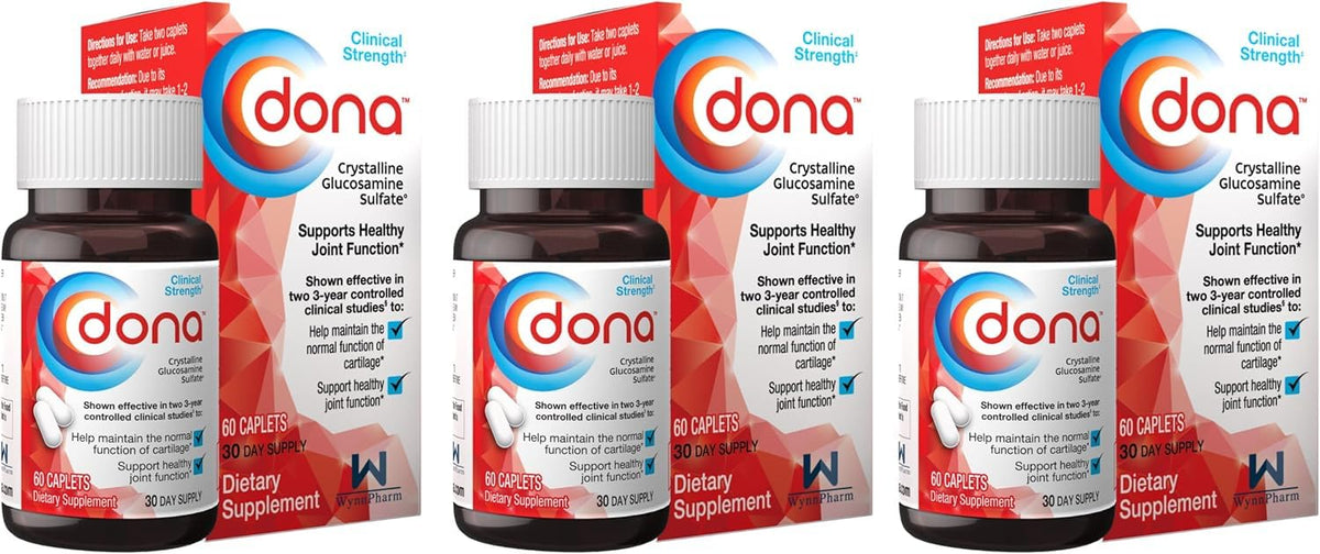 Dona Glucosamine sulfate 1500 mg comprimés vue de face