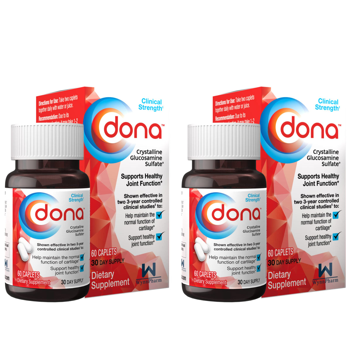 Dona Glucosamine Sulfate 1500 mg flacon avant
