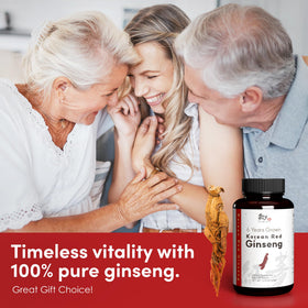 Dongjieum Ginseng Rouge Coréen 120 Capsules Végétaliennes avec des ingrédients naturels