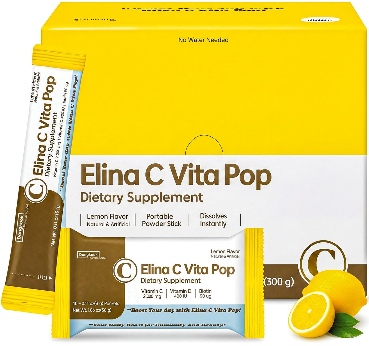 DONGKOOK Vita Pop sachets de vitamine C 2000mg en paquet