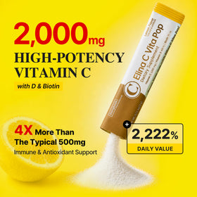 DONGKOOK Vita Pop Stick de Vitamine C au citron, sachet ouvert