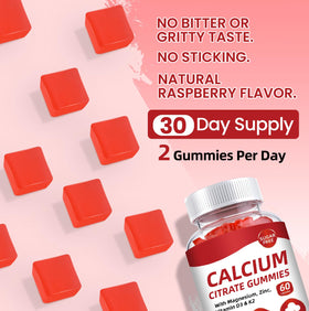 DONYU Calcium Citrate Gummies 1200mg gummies colorées