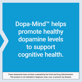 Dopa-Mind de Life Extension - vue arrière de l'emballage
