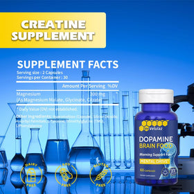 Dopamine et Magnésium velulaz, 60 capsules, packaging