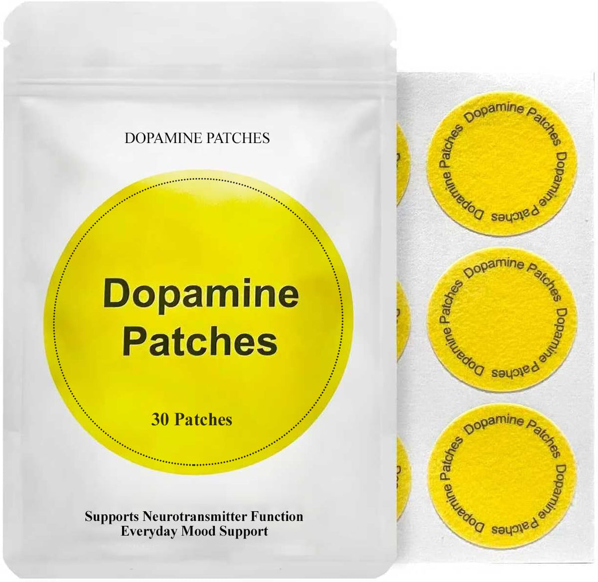 Dopamine Patches Extra Strength boîte de 30 patches bien-être