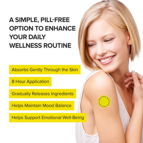 Dopamine Patches Extra Strength patch appliqué sur la peau