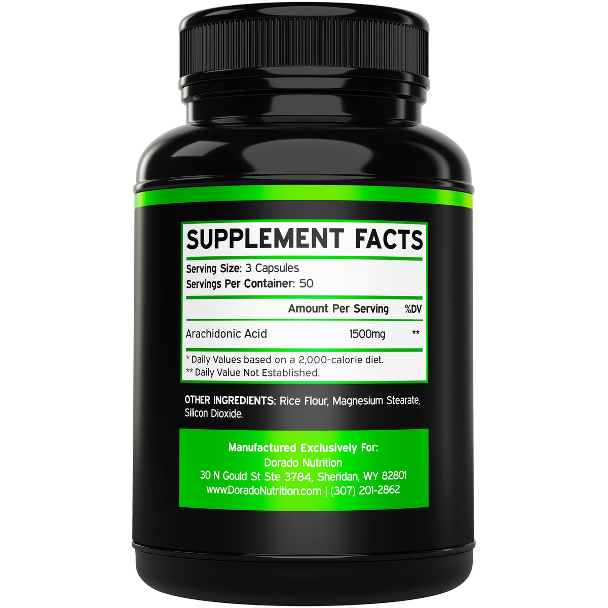 DORADO NUTRITION Acide Arachidonique 1500mg capsules