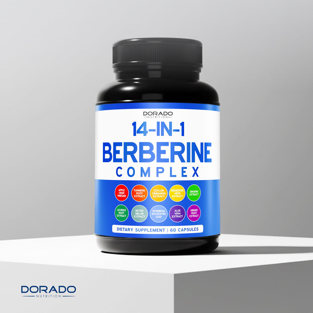 DORADO NUTRITION Complément Alimentaire 14 en 1 60 Capsules avec étiquette