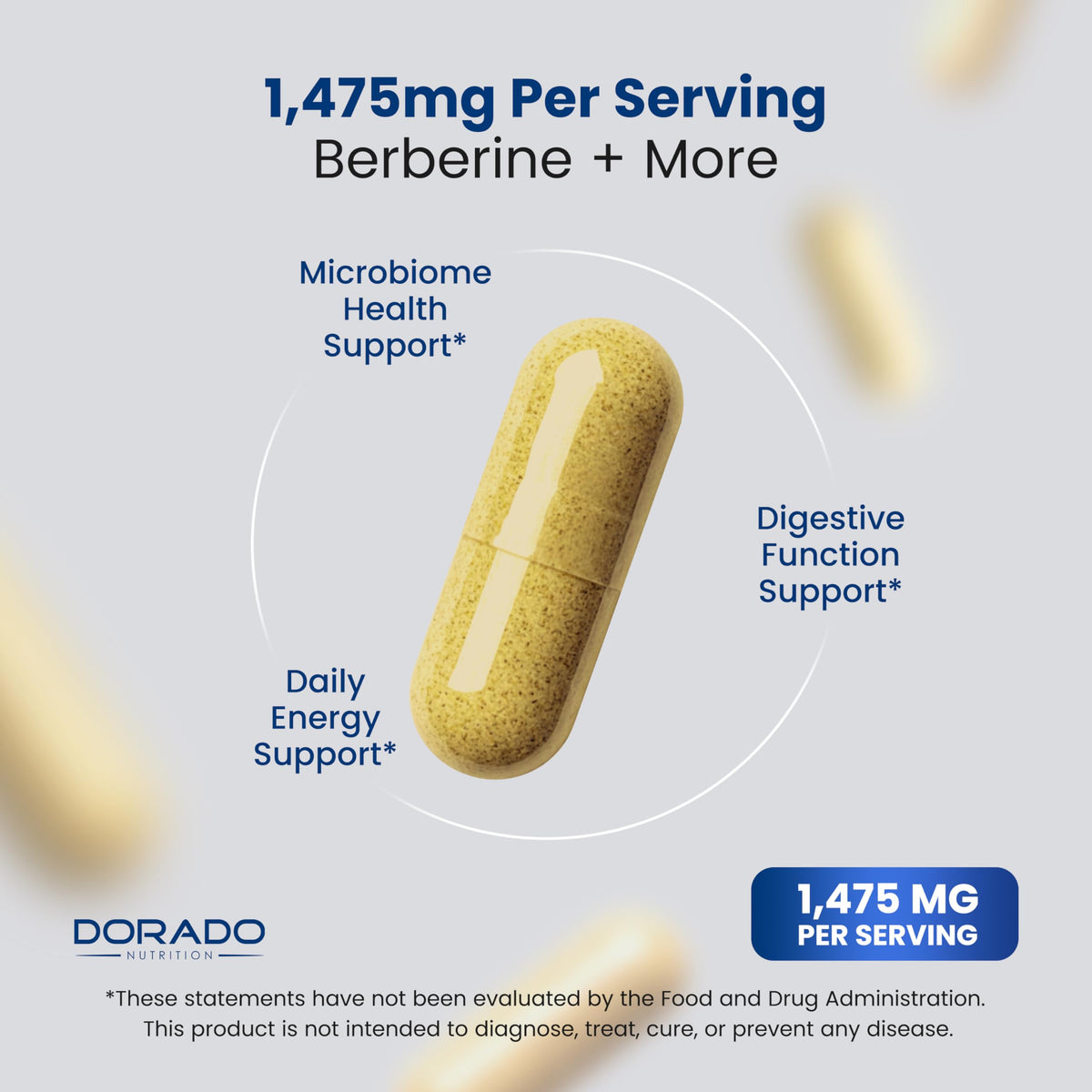 DORADO NUTRITION Complément Alimentaire 14 en 1 60 Capsules vue arrière
