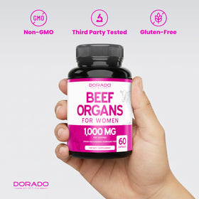 DORADO NUTRITION Complément Alimentaire Femmes sur un fond neutre