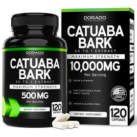 DORADO NUTRITION Extrait d'Écorce de Catuaba 120 capsules vue avant