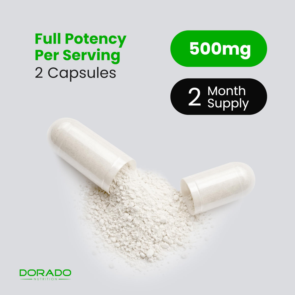 DORADO NUTRITION Extrait d'Écorce de Catuaba dans une main