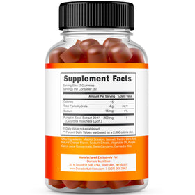 DORADO NUTRITION Gummies Huile de Graines de Citrouille 4000mg, emballage