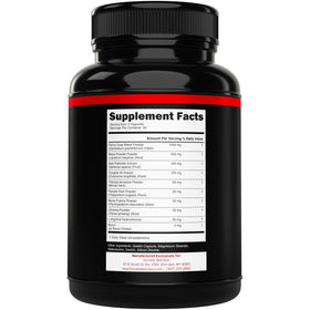 Dorado Nutrition Horny Goat Weed 1590mg - vue arrière de l'emballage