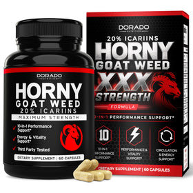 Dorado Nutrition Horny Goat Weed 20% Icariins 60 capsules vue de face