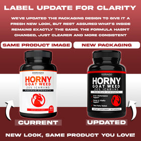 Dorado Nutrition Horny Goat Weed 60 capsules emballage