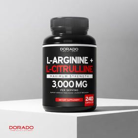 DORADO NUTRITION L-Arginine L-Citrulline 3000mg capsules avec mesure