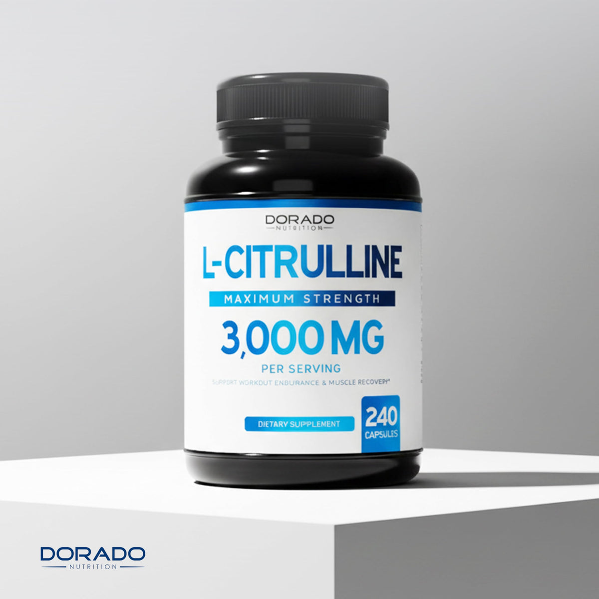 DORADO NUTRITION L-Citrulline 3000mg capsules en mode lifestyle