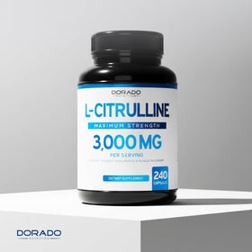 DORADO NUTRITION L-Citrulline 3000mg capsules en mode lifestyle