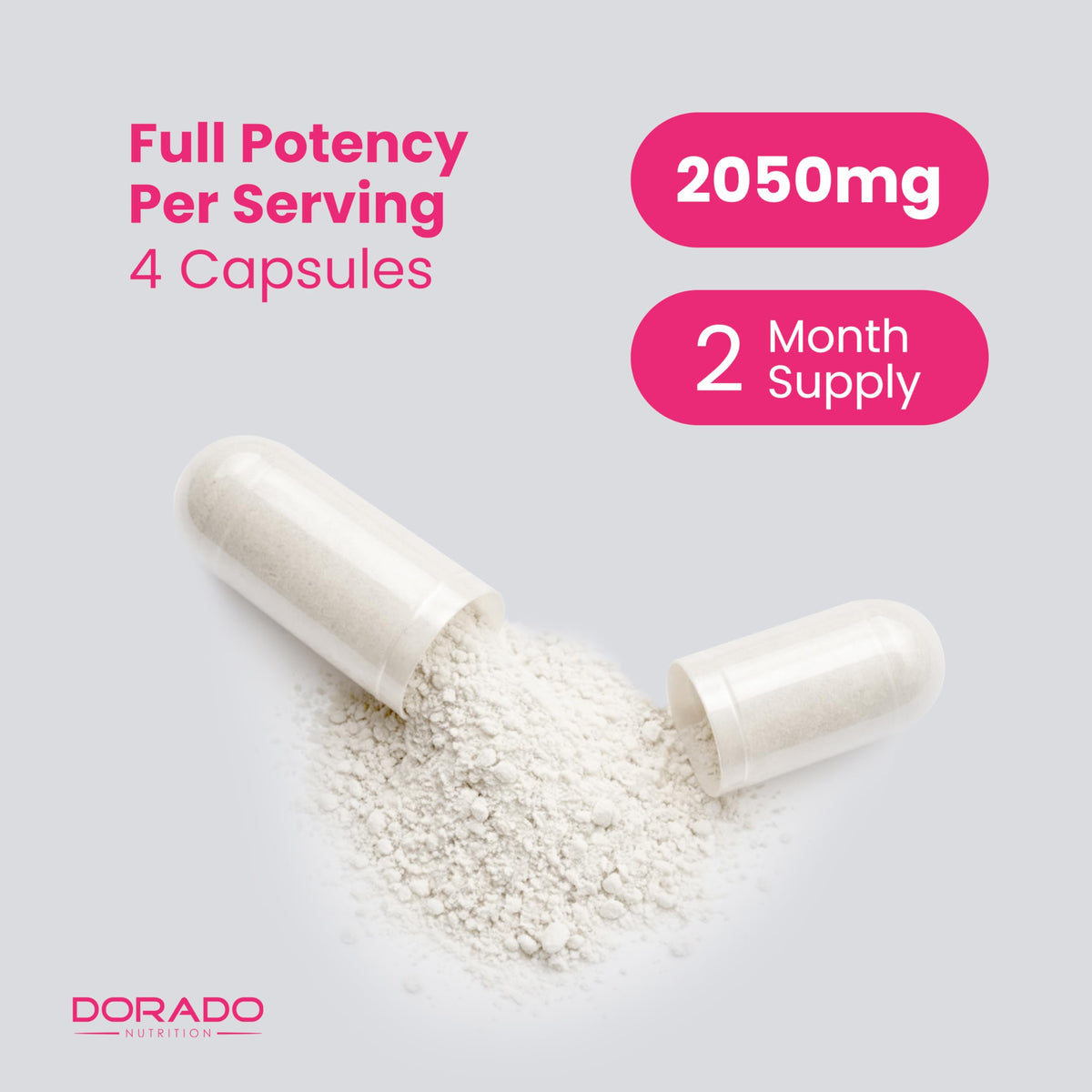 DORADO NUTRITION Myo-Inositol capsules avec ingrédients