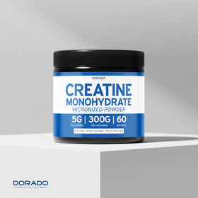 DORADO NUTRITION Poudre de Créatine Monohydrate 5000mg dans un shaker