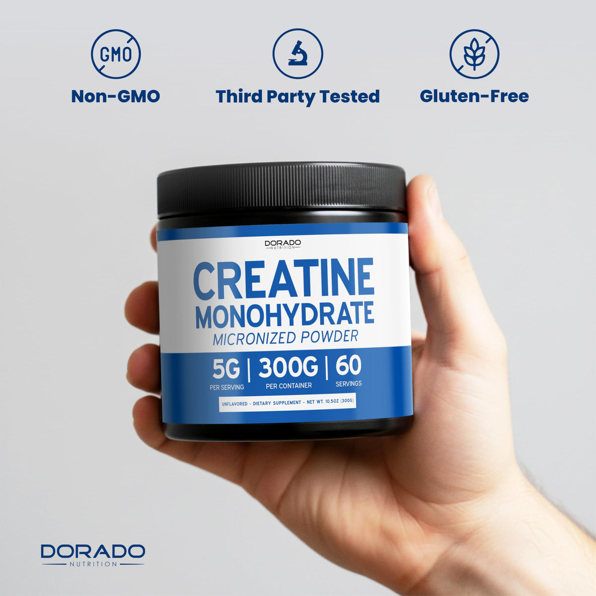DORADO NUTRITION Poudre de Créatine Monohydrate 5000mg ingrédients