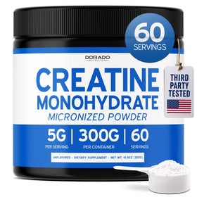 DORADO NUTRITION Poudre de Créatine Monohydrate 5000mg vue de face