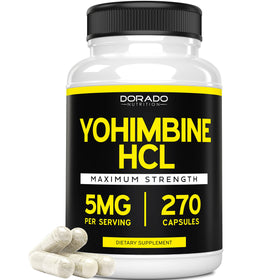 DORADO NUTRITION Yohimbine HCL 5mg 270 Capsules vue avant