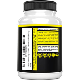DORADO NUTRITION Yohimbine HCL 5mg capsules sur une table
