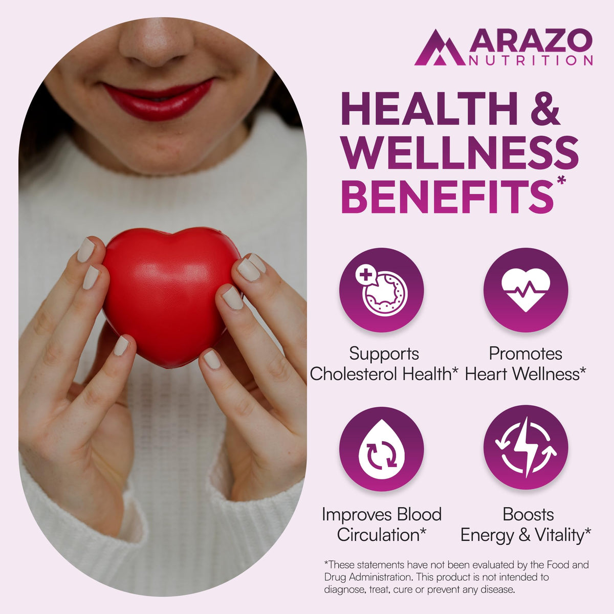 Dos de l'emballage Arazo Nutrition Riz Rouge montrant les ingrédients
