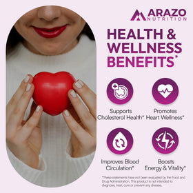 Dos de l'emballage Arazo Nutrition Riz Rouge montrant les ingrédients